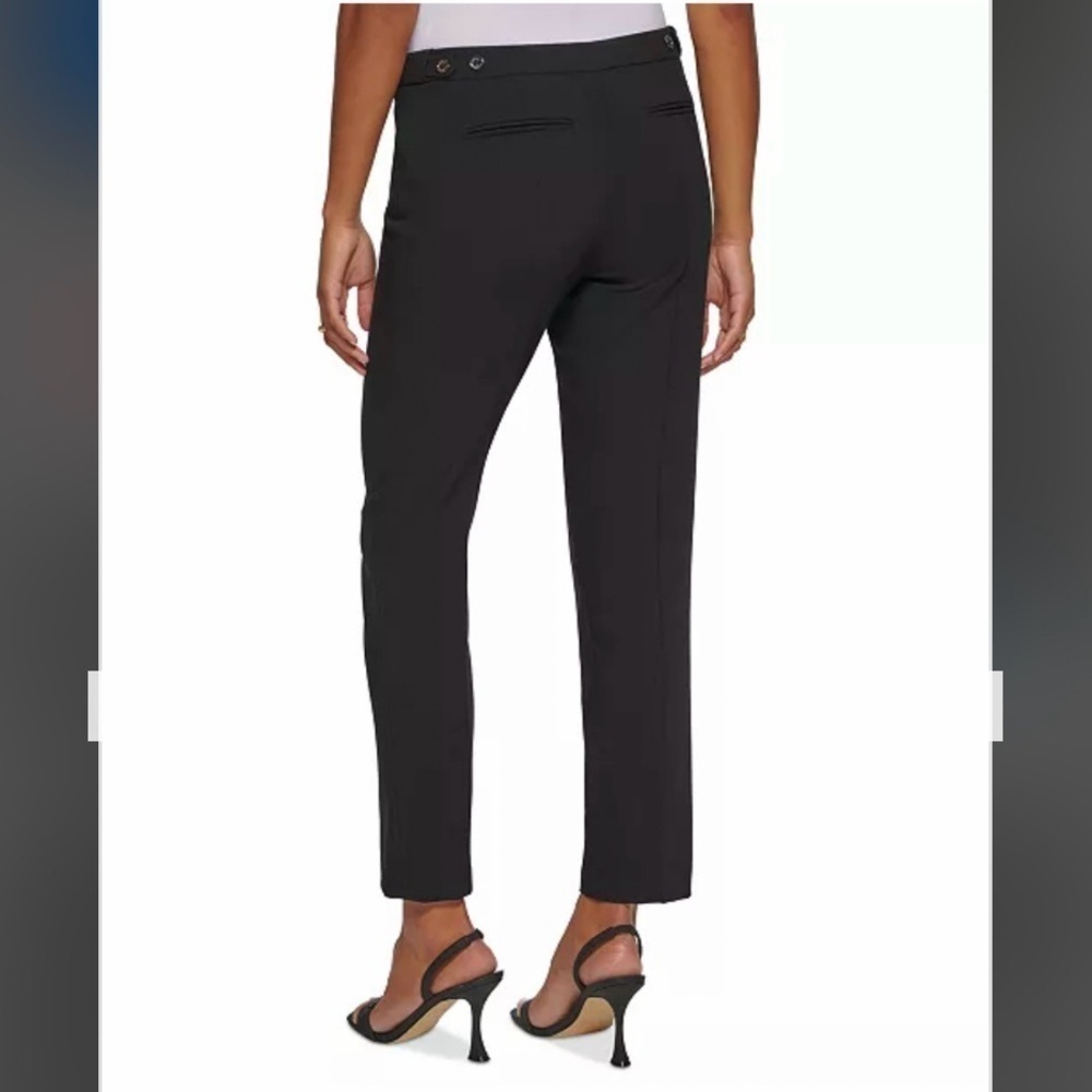 Calvin Klein Women's Highline Ankle Length Pant in Black Size 6P - Picture 2 of 12
